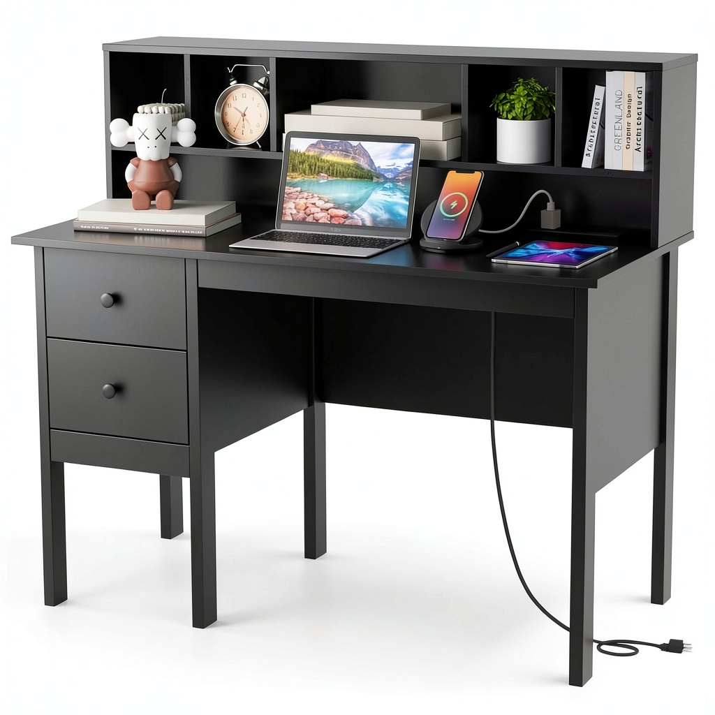 Kadyn 48-inch computer desk in a home office setting