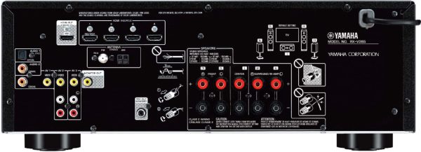 Yamaha RX V385BL 5.1 Channel 4K Home Theater Receiver-2