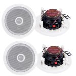 Pyle 6.5 Inch 500W In Wall Ceiling Home Audio Speakers-0