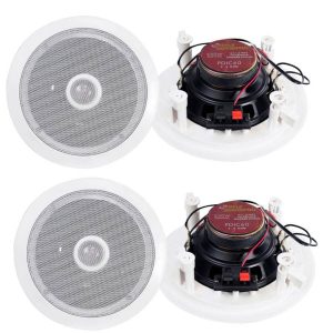 Pyle 6.5 Inch 500W In Wall Ceiling Home Audio Speakers-0