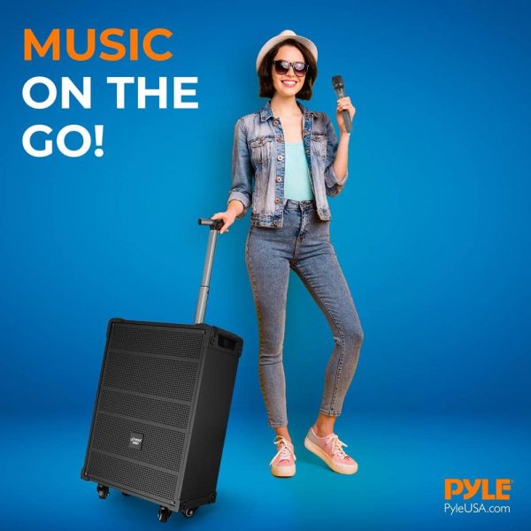Pavo 800W 12 Inch Wireless Bluetooth Speaker Karaoke System-7
