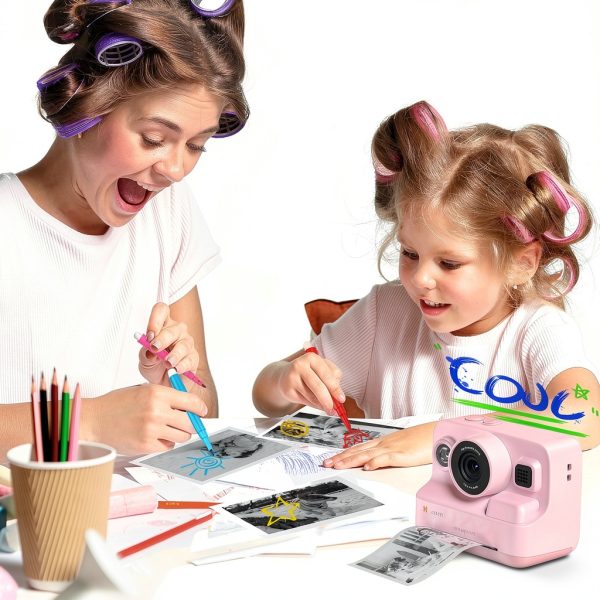Hunkstar Kids Camera Instant Print Dual Lens 1080P HD Blue-10