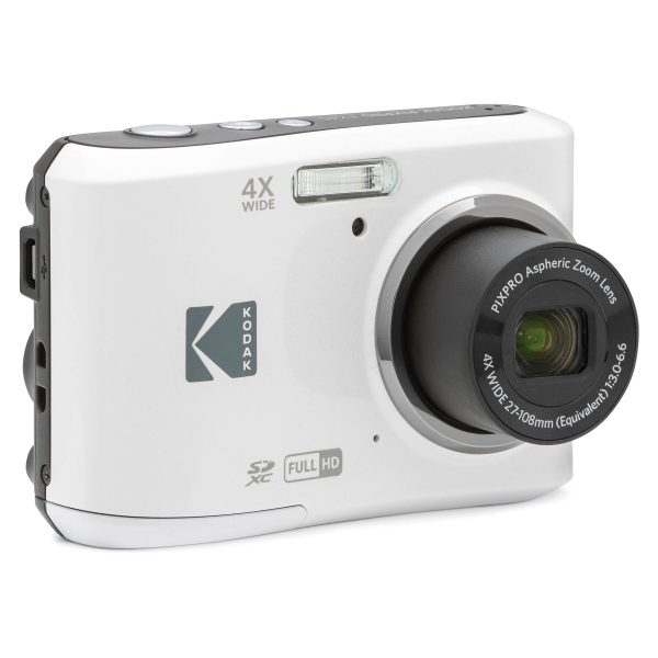 Kodak PIXPRO FZ45 16.4 Megapixel Compact Camera White-1