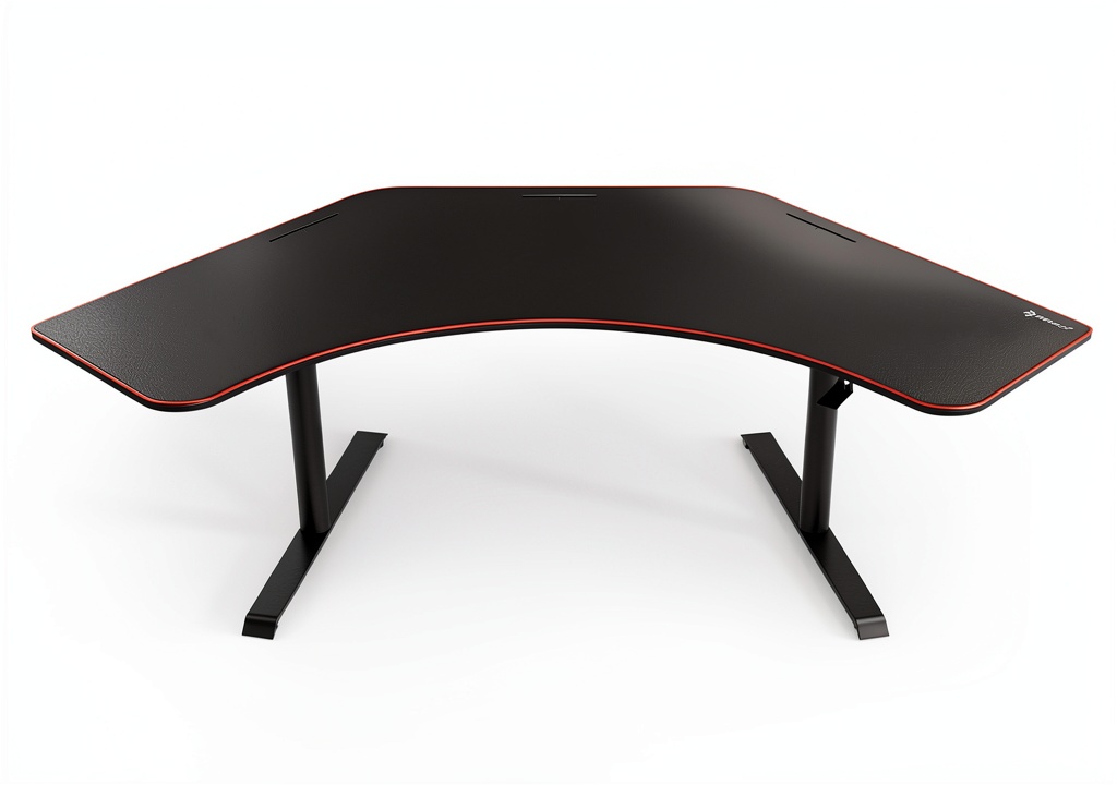 Arozzi Arena Angelo Gaming Desk in a modern gaming setup