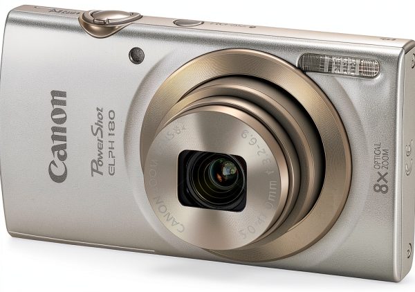 Canon PowerShot ELPH 180 Digital Camera Silver 20MP-1