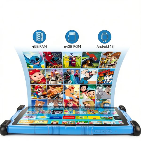 FEONAL Kids Tablet Android 13 10 Inch HD Parental Control-2