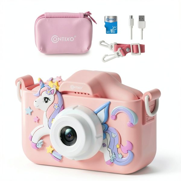 Contixo KC3 Kids Camera 1080P Video Selfie Camera Puzzle-0