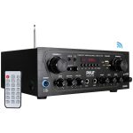 Pyle Bluetooth Stereo Receiver 250W FM Radio USB SD Card-0