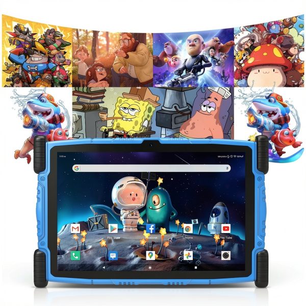 MEIZE Kids Tablet Android 13 10 Inch HD Parental Controls-6