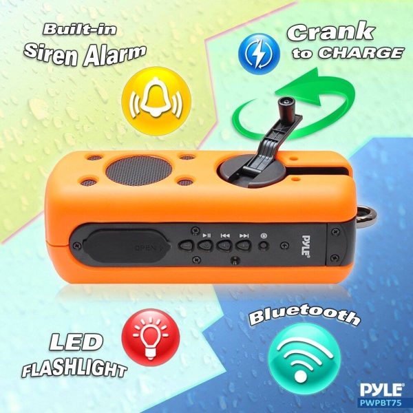 Pyle Sound Box Splash Sports Portable Speaker Bluetooth-1