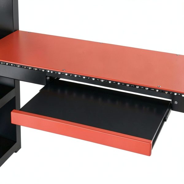 Anysun Gaming Loft Bed with Desk RGB Lights Storage Pro-6