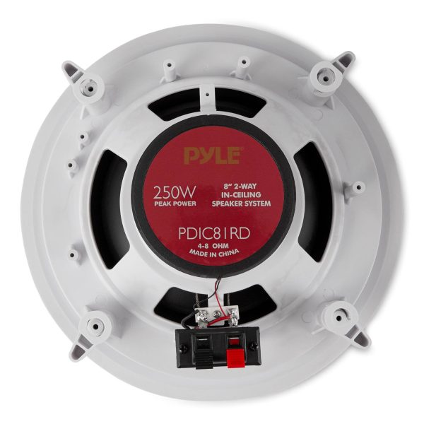 Pyle 8 Inch 2 Way In Wall Ceiling Home Speakers System Audio-7