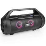 Pyle Bluetooth Speaker Waterproof Portable Boombox Stereo-0