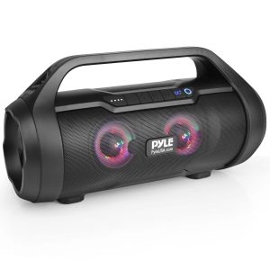 Pyle Bluetooth Speaker Waterproof Portable Boombox Stereo-0