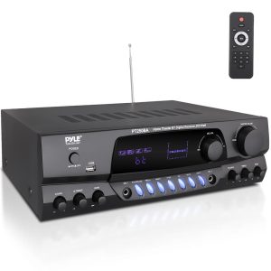 Pyle Wireless Bluetooth Stereo Receiver Amplifier 200W Power-0