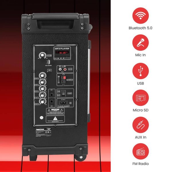 Pavo 600 Watt Wireless Speaker Karaoke System Home-2