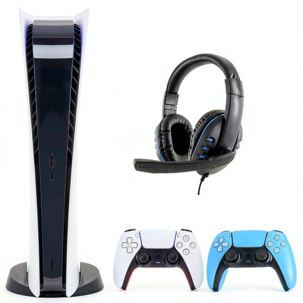 PlayStation 5 Digital Console DualSense Controller Headset-0