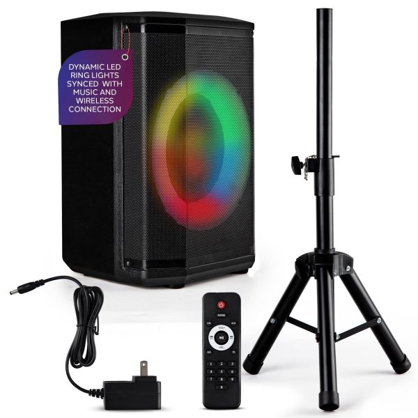 Pyle Bluetooth Speaker Portable Wireless Stereo Sound-0