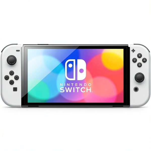 Nintendo Switch OLED Console Neon Red Blue White Gaming-2