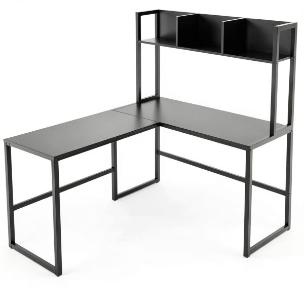 Kadyn L Shaped Desk with Storage Home Office Computer Desk-6