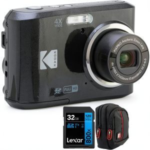 Kodak PIXPRO FZ45 Digital Camera Bundle 16MP Black-0