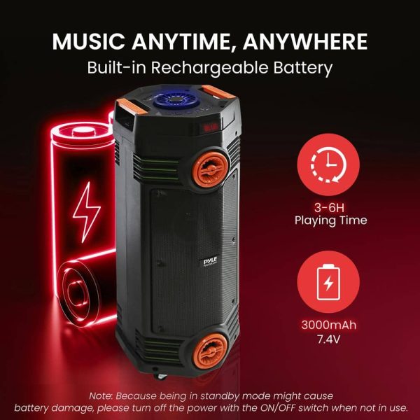 Pavo Wireless Karaoke PA Speaker 300W BT Recording Talk Over-4