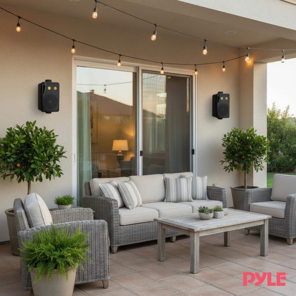 Pyle PLMR24B 3.5 Inch 200 Watt Wall Mount Speakers Black-8