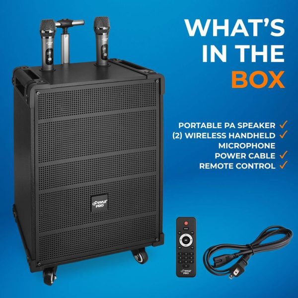 Pavo 800W 12 Inch Wireless Bluetooth Speaker Karaoke System-1