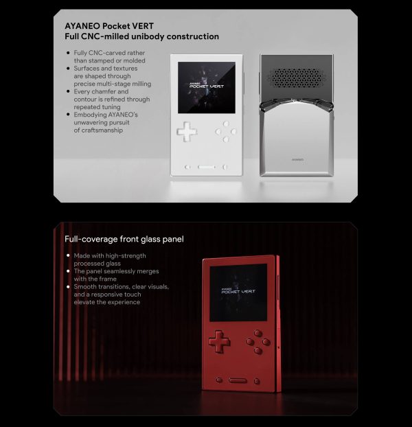 Pocket VERT Handheld Gaming Console Snapdragon 8+ Gen 1-5