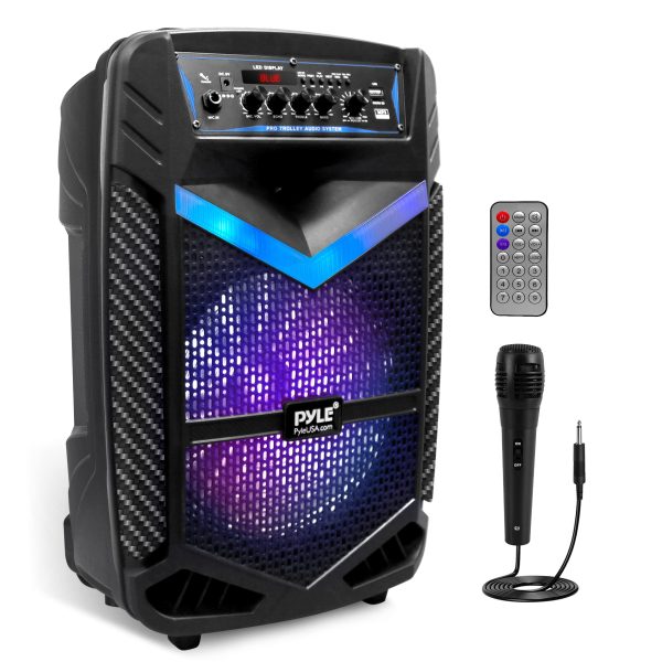 Bluetooth Portable PA Speaker Karaoke Party Audio-1