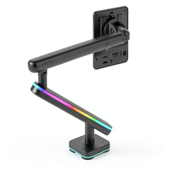 RSPGAME G Series Ergonomic Gaming Desk with Monitor Stand-3