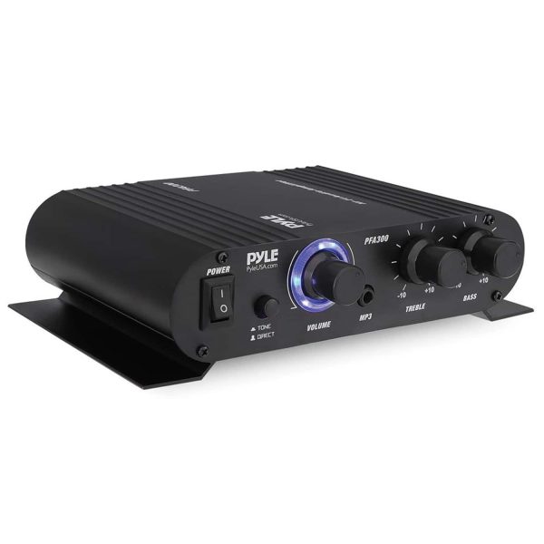 Pyle PFA300 90W 2 Channel Stereo Amplifier Hi Fi Audio-0
