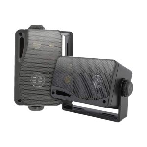 Pyle PLMR24B 3.5 Inch 200 Watt Wall Mount Speakers Black-0