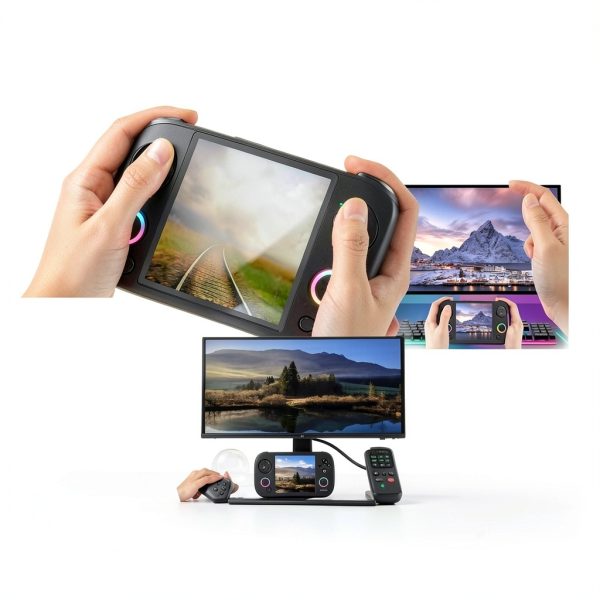 Portable Retro Game Console with RGB Lights 5000 Games-6