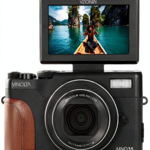 Minolta MND35 64MP 4K Video Digital Camera Black-0