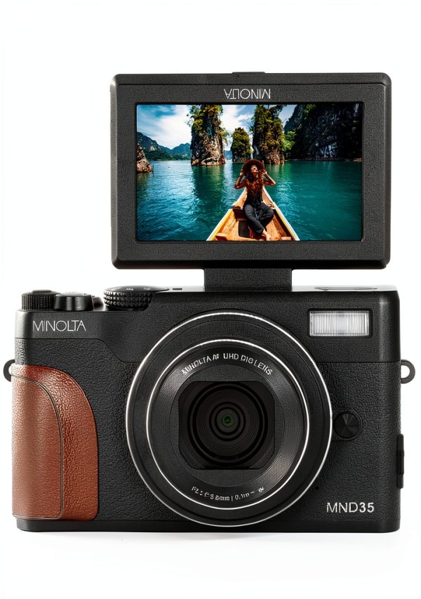Minolta MND35 64MP 4K Video Digital Camera Black-0