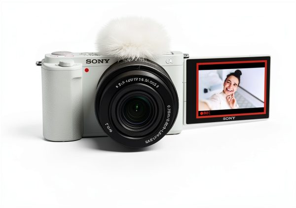 Sony Alpha ZVE10 APS C Content Creator Camera Black White-3