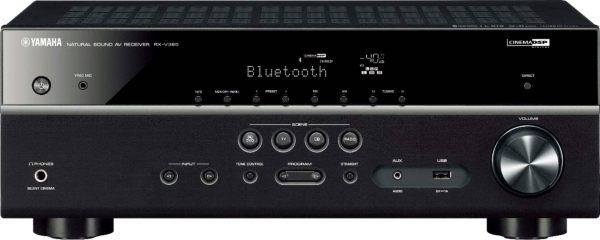 Yamaha RX V385BL 5.1 Channel 4K Home Theater Receiver-0