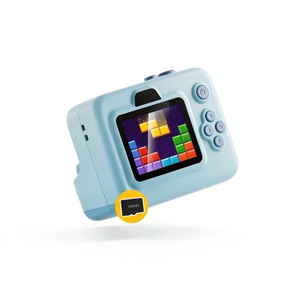 Hunkstar Kids Camera Instant Print Dual Lens 1080P HD Blue-8