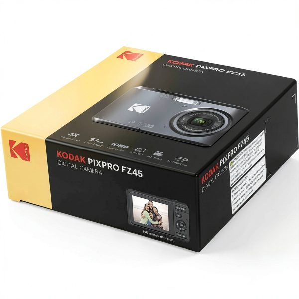 Kodak PIXPRO FZ45 16.4 Megapixel Compact Camera White-6