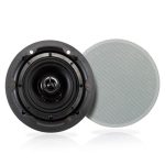 Pyle Wireless Ceiling Wall Mount Speaker Black-0