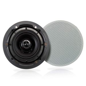 Pyle Wireless Ceiling Wall Mount Speaker Black-0