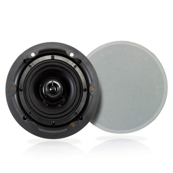 Pyle Wireless Ceiling Wall Mount Speaker Black-0