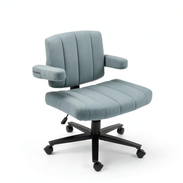 Vigosit Fabric Swivel Desk Chair Adjustable Height Home-7