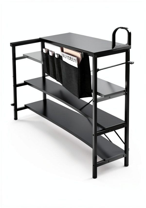VEVOR L Shaped Desk Reversible Corner Gaming Workstation-5