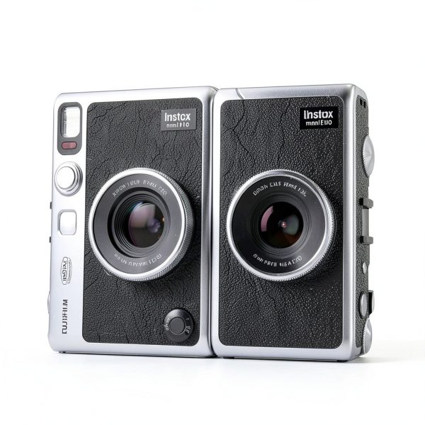 Fujifilm Instax Mini EVO Instant Camera Black Brown 20 Films-4