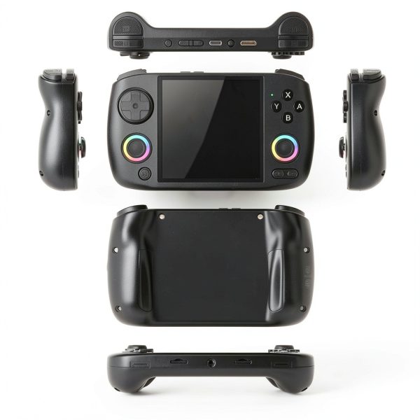 Portable Retro Game Console with RGB Lights 5000 Games-0