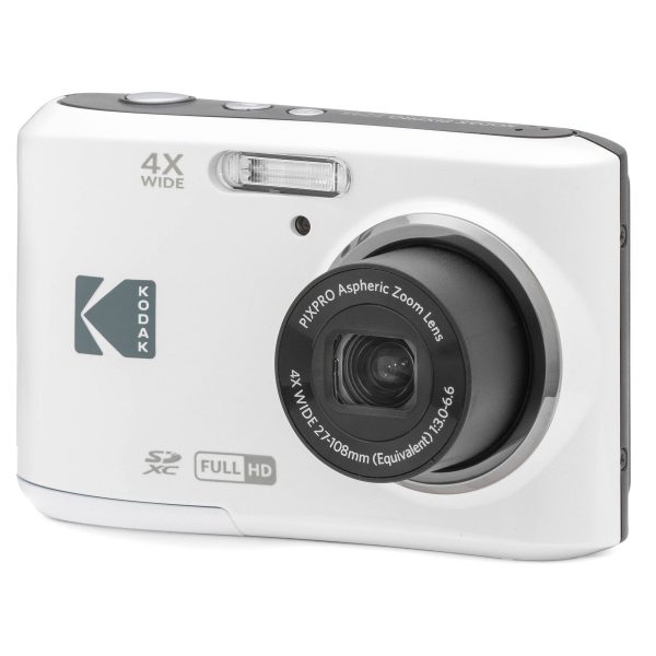 Kodak PIXPRO FZ45 16.4 Megapixel Compact Camera White-2