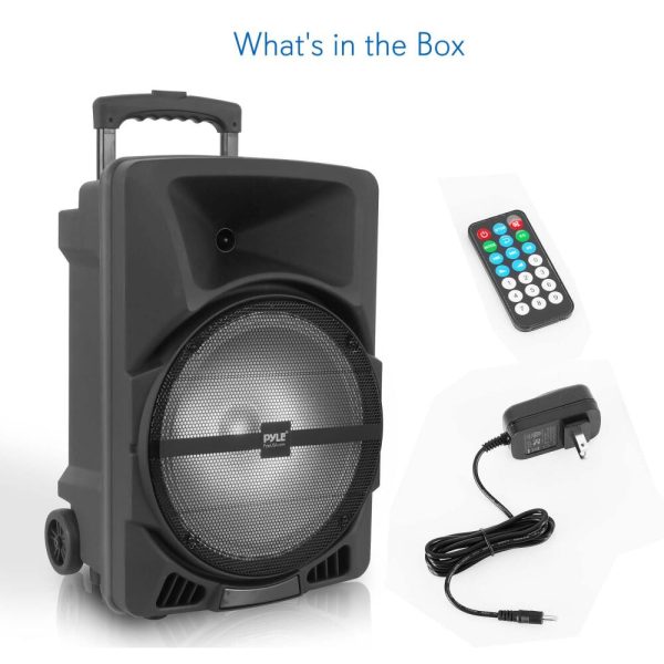Pyle Wireless PA Speaker Bluetooth 1200W Portable System-5