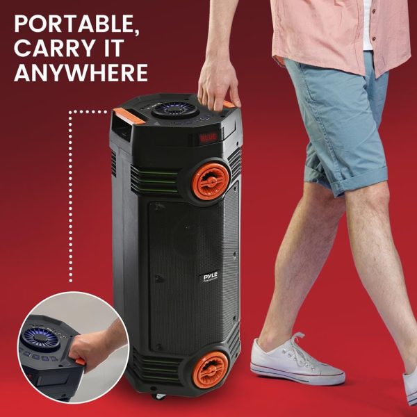 Pavo Wireless Karaoke PA Speaker 300W BT Recording Talk Over-5